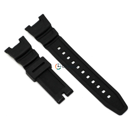 Каучуковый ремешок для часов Casio SGW-100 черный RKCA-006 - 6